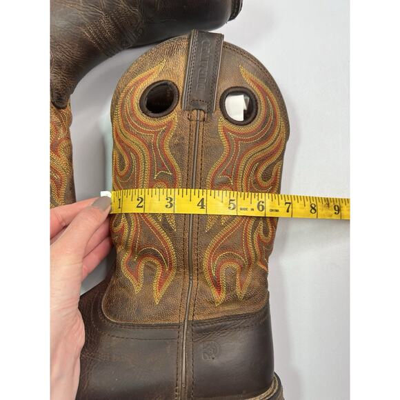 Durango Men’s Rebel Western DK Chestnut Boots DDB0317 Size 10M main image 4